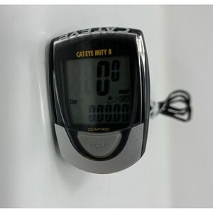 CatEye Mity 8 CC-MT400 Cyclocomputer Wired Bike Computer w/ Mount – Works